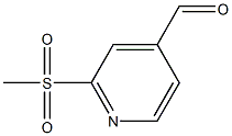 2-(Methylsulfonyl)isonicotinaldehyde Struktur