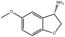 (3S)-5-METHOXY-2,3-DIHYDRO-1-BENZOFURAN-3-AMINE Struktur