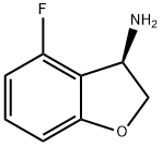 (R)-4-fluoro-2,3-dihydrobenzofuran-3-amine Struktur