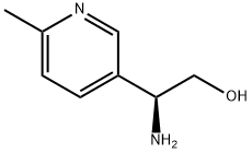 (2S)-2-AMINO-2-(6-METHYL(3-PYRIDYL))ETHAN-1-OL Struktur