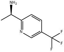 (1R)-1-[5-(TRIFLUOROMETHYL)(2-PYRIDYL)]ETHYLAMINE Struktur