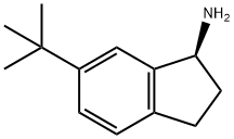 (S)-6-(tert-butyl)-2,3-dihydro-1H-inden-1-amine Struktur