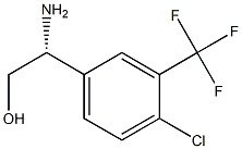 (2R)-2-AMINO-2-[4-CHLORO-3-(TRIFLUOROMETHYL)PHENYL]ETHAN-1-OL Struktur