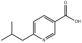 6-Isobutylnicotinic acid Struktur