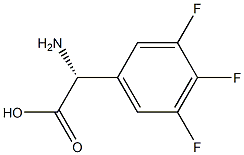 (2R)-2-AMINO-2-(3,4,5-TRIFLUOROPHENYL)ACETIC ACID Struktur