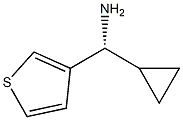 (R)-CYCLOPROPYL(THIOPHEN-3-YL)METHANAMINE Struktur