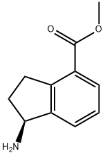 METHYL (1S)-1-AMINOINDANE-4-CARBOXYLATE Struktur