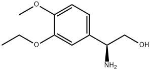 (betaS)-beta-Amino-3-ethoxy-4-methoxybenzeneethanol Struktur