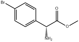 METHYL (2R)-2-AMINO-2-(4-BROMOPHENYL)ACETATE Struktur