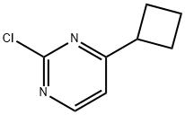 2-chloro-4-cyclobutylpyrimidine Struktur