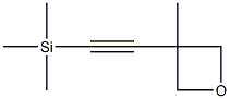 Trimethyl((3-methyloxetan-3-yl)ethynyl)silane Struktur