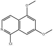 1-chloro-5,7-dimethoxyisoquinoline Struktur