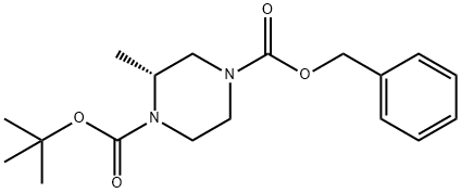 (R)-4-benzyl 1-tert-butyl 2-methylpiperazine-1,4-dicarboxylate