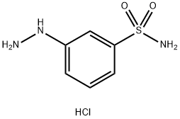 3-Hydrazino-benzenesulfonamide hydrochloride Struktur