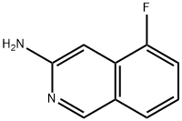 5-Fluoroisoquinolin-3-amine Struktur