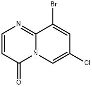 9-bromo-7-chloro-4H-pyrido[1,2-a]pyrimidin-4-one Struktur