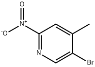 5-bromo-4-methyl-2-nitropyridine Struktur