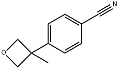 4-(3-Methyloxetan-3-yl)benzonitrile Struktur