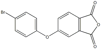 5-(4-Bromophenoxy)isobenzofuran-1,3-dione Struktur