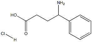 4-Amino-4-phenyl-butyric acid hydrochloride Struktur