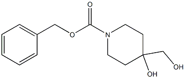 benzyl 4-hydroxy-4-(hydroxymethyl)piperidine-1-carboxylate Struktur