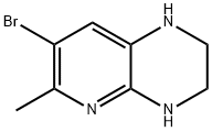 7-bromo-1,2,3,4-tetrahydro-6-methylpyrido[2,3-b]pyrazine Structure