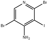 4-Amino-2,5-dibromo-3-iodopyridine Struktur