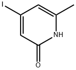 4-Iodo-6-methylpyridin-2(1H)-one Struktur