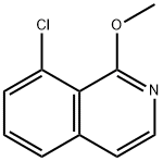 8-Chloro-1-methoxyisoquinoline Struktur