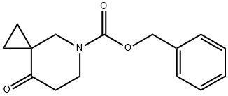 8-Oxo-5-aza-spiro[2.5]octane-5-carboxylic acid benzyl ester Struktur