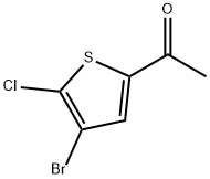 1-(4-Bromo-5-chlorothiophen-2-yl)ethanone Struktur