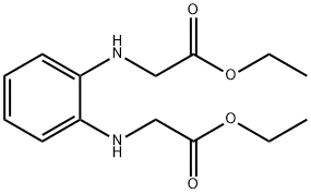 diethyl 2,2'-(1,2-phenylenebis(azanediyl))diacetate Struktur