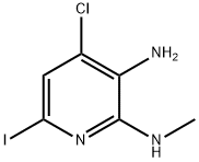 4-chloro-6-iodo-N2-methylpyridine-2,3-diamine Struktur