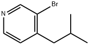 3-bromo-4-isobutylpyridine Struktur