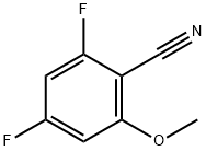 2,4-Difluoro-6-methoxybenzonitrile Struktur