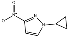 1-cyclopropyl-3-nitro-1H-pyrazole Struktur