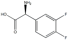 (2S)-2-AMINO-2-(3,4-DIFLUOROPHENYL)ACETIC ACID Struktur