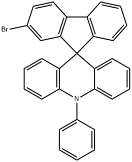 2'-bromo-10-phenyl-10H-spiro[acridine-9,9'-fluorene] Struktur