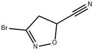 3-bromo-4,5-dihydroisoxazole-5-carbonitrile Struktur