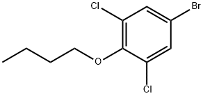 5-Bromo-2-butoxy-1,3-dichlorobenzene Struktur