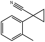 1-(2-methylphenyl)cyclopropanecarbonitrile Struktur