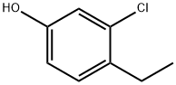 3-chloro-4-ethylphenol Struktur