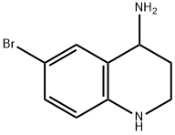 6-bromo-1,2,3,4-tetrahydroquinolin-4-amine Struktur