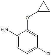 4-chloro-2-cyclopropoxyaniline Struktur