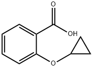 2-(cyclopropyloxy)Benzoic acid Struktur