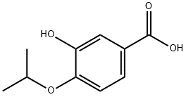 3-hydroxy-4-isopropoxybenzoic acid Struktur