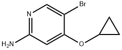 5-bromo-4-cyclopropoxypyridin-2-amine Struktur