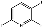 2-Fluoro-3,6-diiodopyridine Struktur