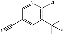 6-Chloro-5-(trifluoromethyl)nicotinonitrile Struktur