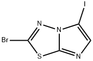 2-bromo-5-iodoimidazo[2,1-b][1,3,4]thiadiazole Struktur